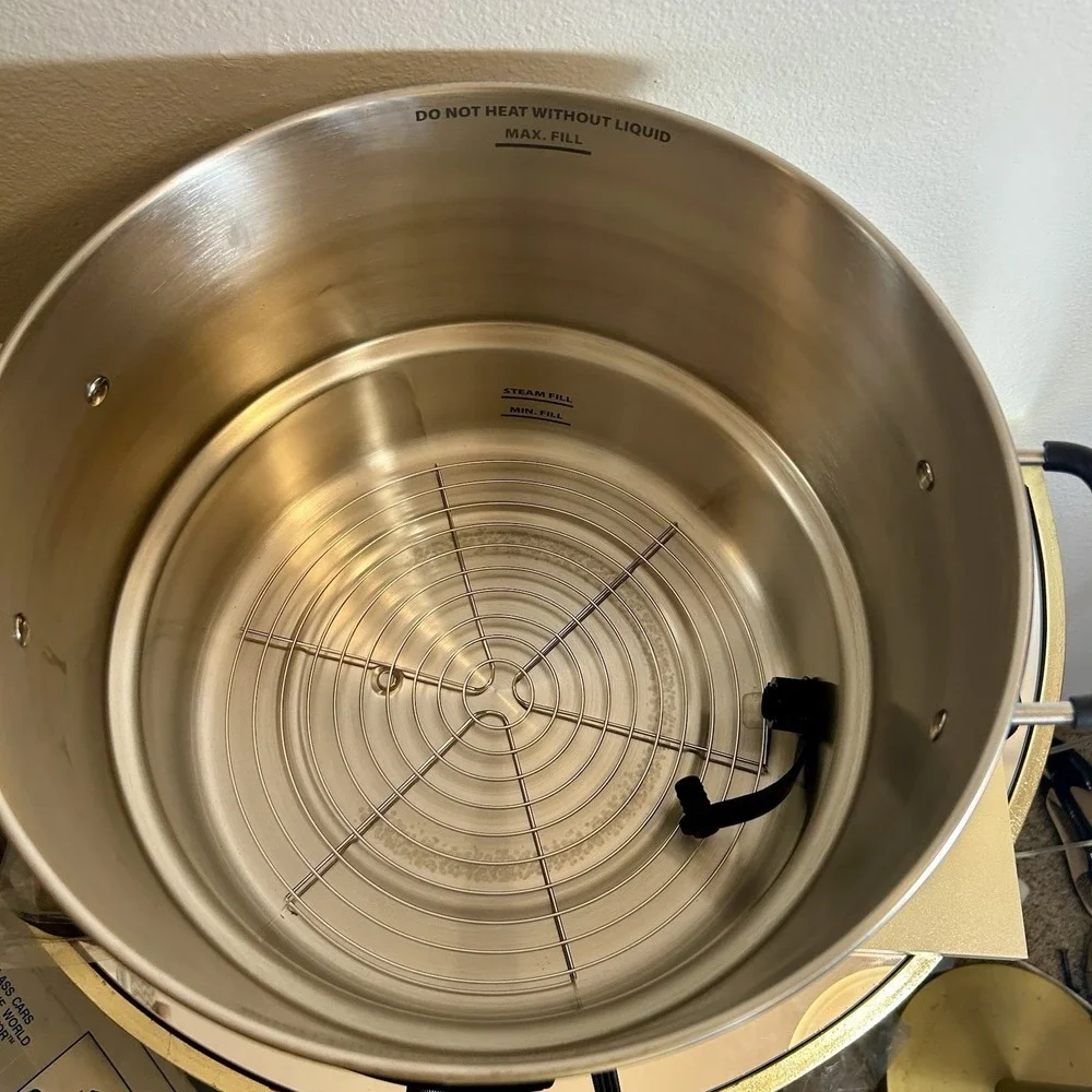 Ball EasyCanner Electric Water Bath Canner, 21-Quart Capacity Stainless Steel